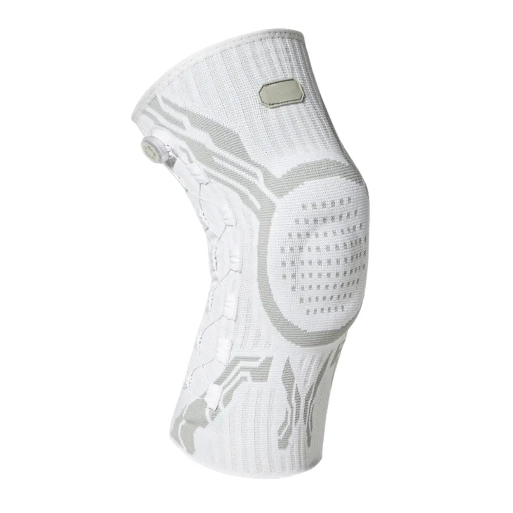 Genouillère blanche à maintien réglable